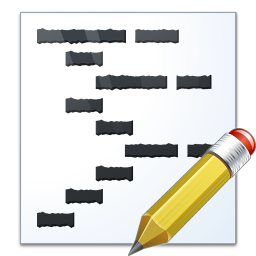 Code Block with a pencil for editing.